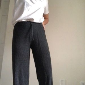 Grey cashmere sweatpants